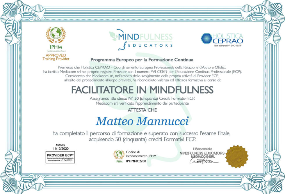 facilitatore mindfulness